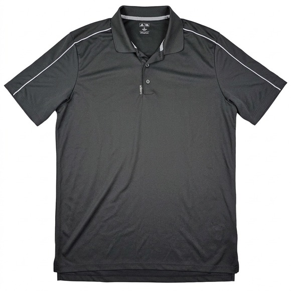 adidas Other - Adidas‎ Golf Adizero Mens XL Black Performance Polo Shirt Short Sleeve 3-Stripe